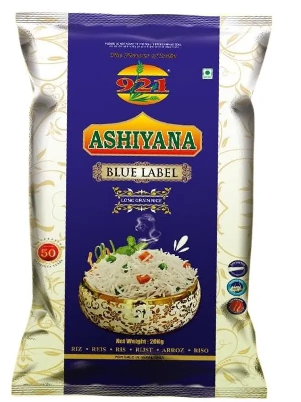 Aashiyana Blue Label Basmati Rice 20 kg