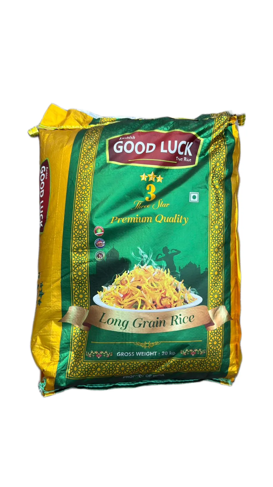 Good Luck 3 Star Long grain Rice 20 kg